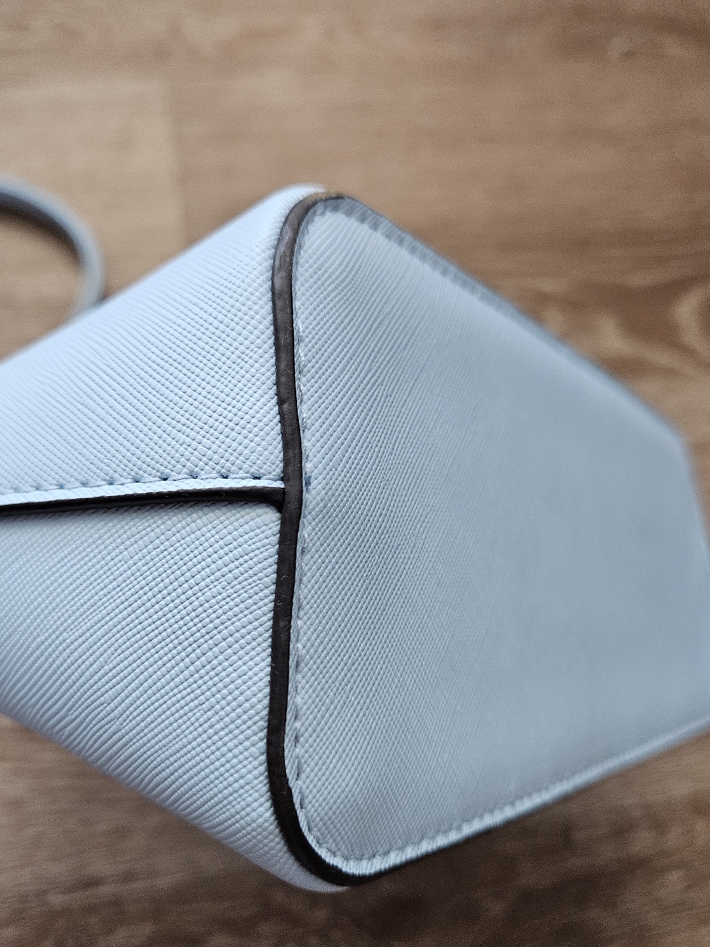 Steve Madden Light Blue Crossbody Bag with Silver Chain - Picture 6 of 8